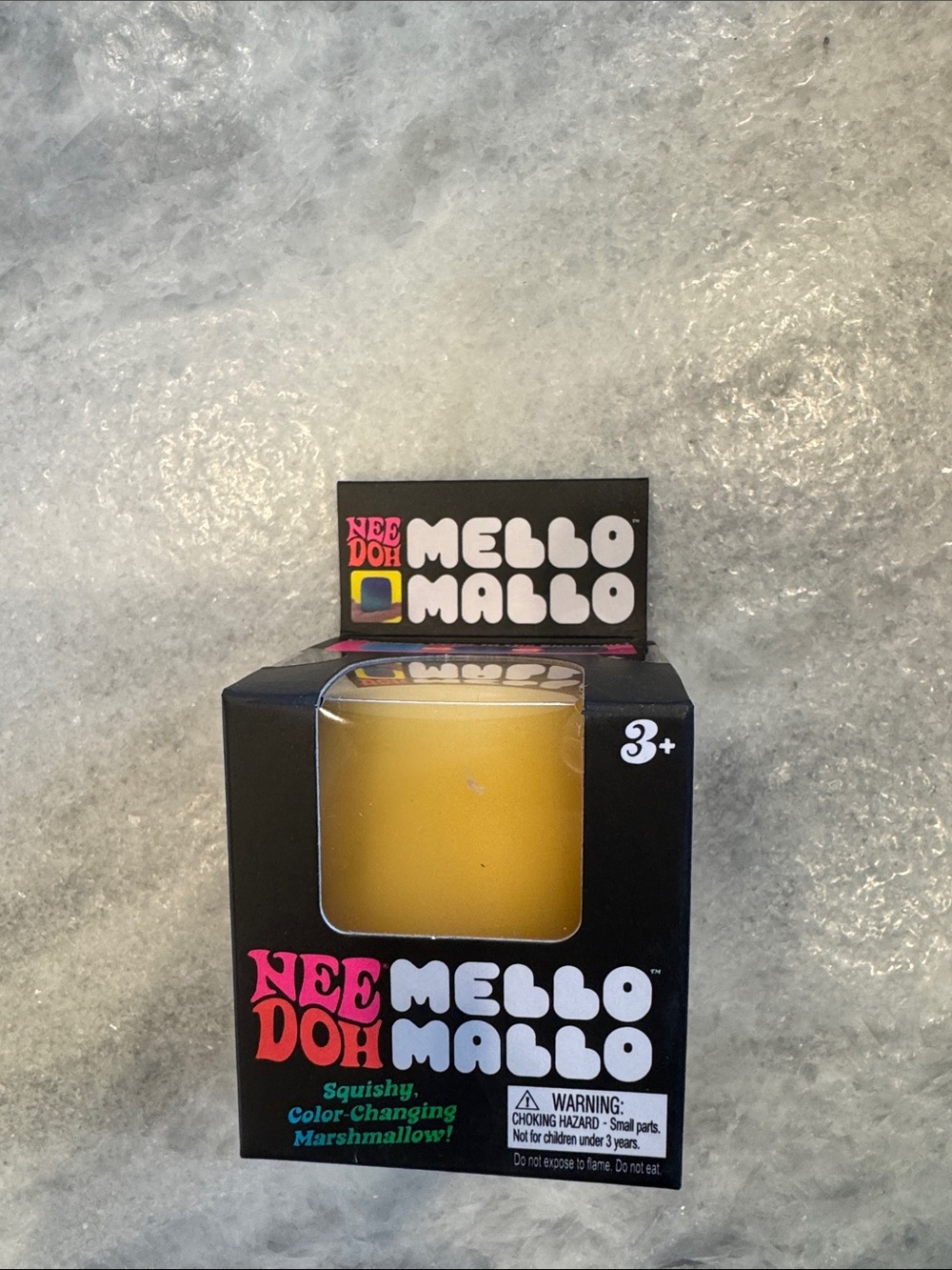 Mello Mallo Yellow Color-Changing Squishy Marshmallow Toy